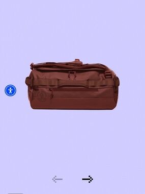 Brand New Baboon to the Moon Go Bag Mini Black Cherry